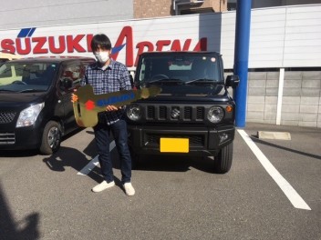 ジムニー　ご納車おめでとうございます